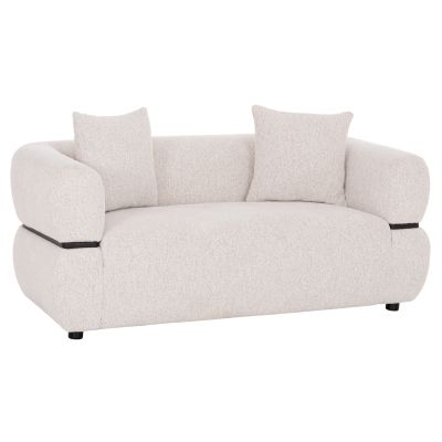 SOFA 2-SEATER ARCTIS HM3328.02 LIGHT BEIGE FABRIC 169x88x88Hcm.