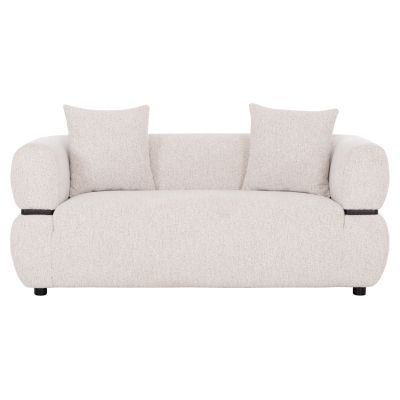 SOFA 2-SEATER ARCTIS HM3328.02 LIGHT BEIGE FABRIC 169x88x88Hcm.