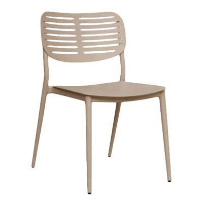 DINING CHAIR HILLIARD HM6645.04 ALUMINUM IN CHAMPAGNE COLOR 46x54x78Hcm