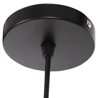 CEILING PENDANT WITH SISAL FIBER CAP IN NATURAL COLOR Φ36x46-120Hcm.HM7787