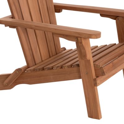 LOUNGE ARMCHAIR FOLDABLE SKALL HM6619 TEAK WOOD IN NATURAL COLOR 70.5x85x92Hcm