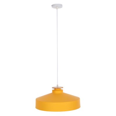 CEILING PENDANT LAMP HM4159.04 YELLOW METAL CAP Φ40x116Hcm.