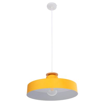 CEILING PENDANT LAMP HM4159.04 YELLOW METAL CAP Φ40x116Hcm.