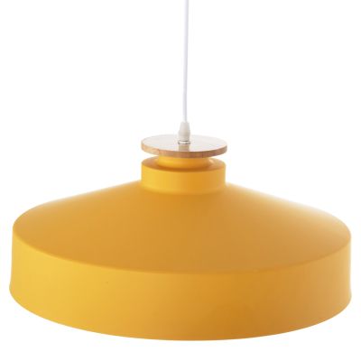 CEILING PENDANT LAMP HM4159.04 YELLOW METAL CAP Φ40x116Hcm.