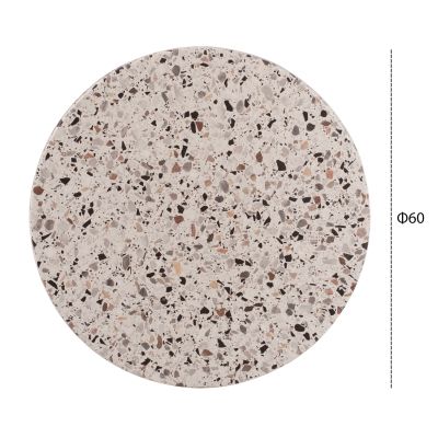 TABLETOP ROUND HM5227.16 WERZALIT Φ60 TERRAZZO 5766