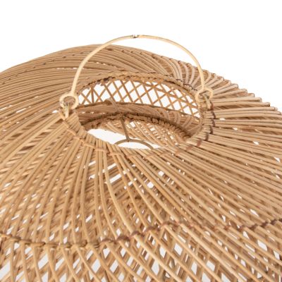 CEILING PENDANT LAMP PERK HM7861 RATTAN IN NATURAL COLOR 100x80x142Hcm.