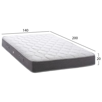 MATTRESS DREAMTOPIA, series LULLABY ALOE VERA, FB9655.140-200, BONNELL, 140X200x20Ox20H