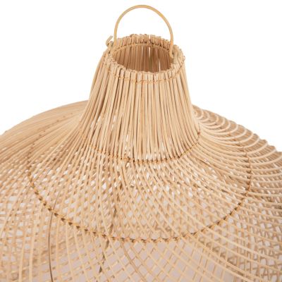 CEILING PENDANT LAMP HM7860 NATURAL RATTAN IN NATURAL COLOR Φ54x46-141Hcm.