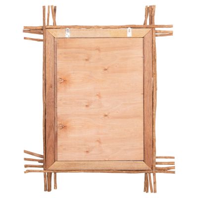 WALL MIRROR TWIGGER HM4442 DRIFTWOOD IN NATURAL COLOR 80x15x100Hcm.