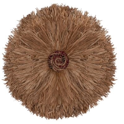 WALL DECORATION ROUND ABOR HM4717 SISAL FIBERS IN NATURAL Φ60cm.