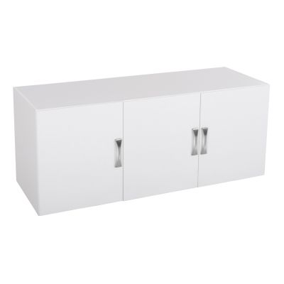 UPPER CABINET FOR 3-LEAF WARDROBE CARLY HM385.05 MELAMINE IN WHITE 150X55X60Hcm.