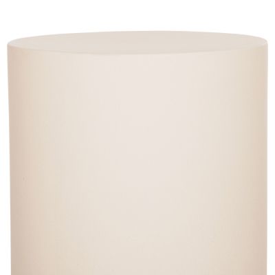 ROUND SIDE TABLE KYOKO HM6592.02 BEIGE FIBER CEMENT Φ40x43Hcm