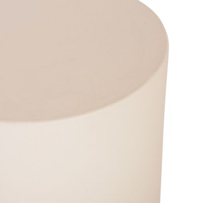 ROUND SIDE TABLE KYOKO HM6592.02 BEIGE FIBER CEMENT Φ40x43Hcm
