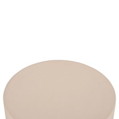 ROUND SIDE TABLE KYOKO HM6592.02 BEIGE FIBER CEMENT Φ40x43Hcm