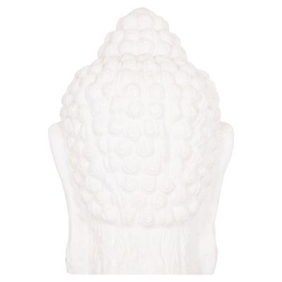 Подова декорация BUDDHA -бял цвят 90x90x100 см