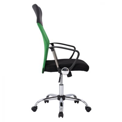 Office chair HM1000.03 Black Green Mesh chromed leg 61x58x118