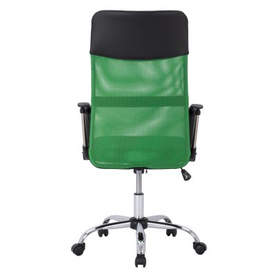 Office chair HM1000.03 Black Green Mesh chromed leg 61x58x118