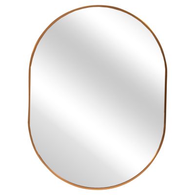 WALL MIRROR SERIES ARCHER HM4500.30 OVAL ALUMINUM FRAME IN GOLDEN 59x79Hcm.