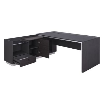 Professional Office Left Corner Rosewood HM2086L 180x170x76Hcm