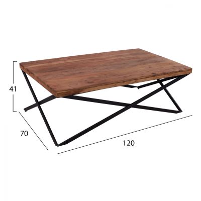 Coffee Table Sao Paolo HM8200.11 solid acacia wood 120X70X41