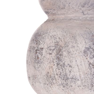 ДЕКОРАТИВНА ВАЗА  VERMO -СВЕТЛО СИВО Φ18x19Всм.