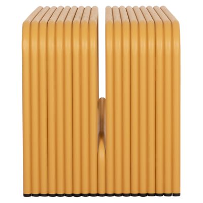 BENCH 2-SEATER SERIES INTREPID HM6327.06 ALUMINUM IN YELLOW COLOR 109,5x37x42Hcm.