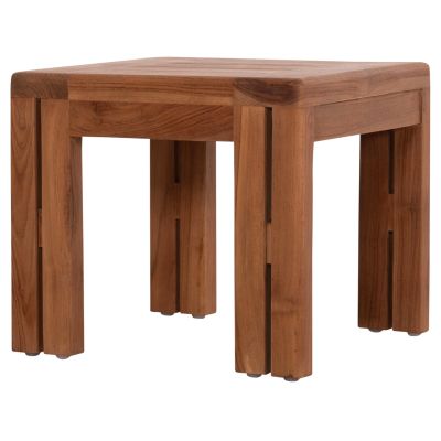 OUTDOOR SQUARE COFFEE TABLE SERIES KIOTO HM6383 TEAK WOOD IN NATURAL 45x45x40Hcm.