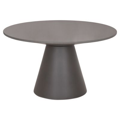 ROUND DINING TABLE RAIKO HM6573.01 GREY FIBER CEMENT Φ130x75Hcm