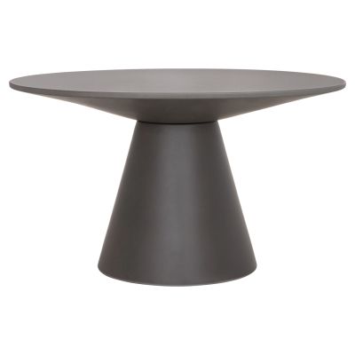 ROUND DINING TABLE RAIKO HM6573.01 GREY FIBER CEMENT Φ130x75Hcm