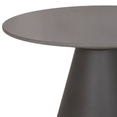 ROUND DINING TABLE RAIKO HM6573.01 GREY FIBER CEMENT Φ130x75Hcm