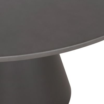ROUND DINING TABLE RAIKO HM6573.01 GREY FIBER CEMENT Φ130x75Hcm