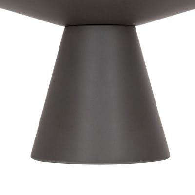 ROUND DINING TABLE RAIKO HM6573.01 GREY FIBER CEMENT Φ130x75Hcm