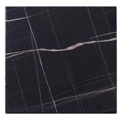 TABLE TOP BLACK MARBLE 741 WERZALIT 80x80 HM5231.13