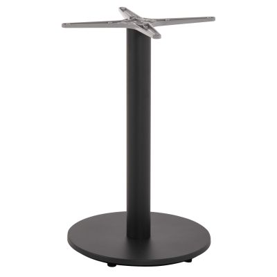 TABLE BASE ALUMINUM HM476.20 ROUND IN GREY 48x48cm CROSS Φ45Χ73Hcm.