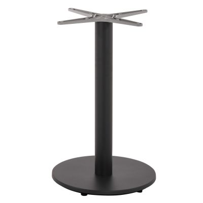 TABLE BASE ALUMINUM HM476.20 ROUND IN GREY 48x48cm CROSS Φ45Χ73Hcm.