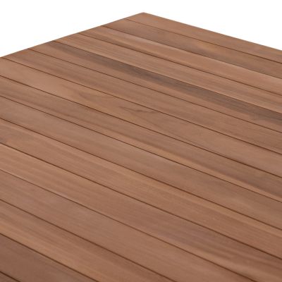 DINING TABLE RECTANGULAR FINTO HM6616 TEAK WOOD--NATURAL COLOR 200x100x75Hcm.