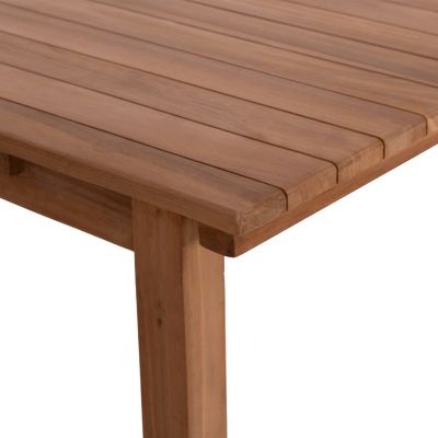 DINING TABLE RECTANGULAR FINTO HM6616 TEAK WOOD--NATURAL COLOR 200x100x75Hcm.