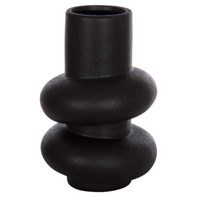 КЕРАМИЧНА ВАЗА ROOK -MATTE BLACK 