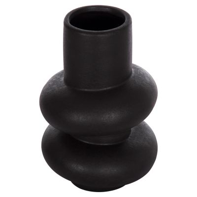 КЕРАМИЧНА ВАЗА ROOK -MATTE BLACK 