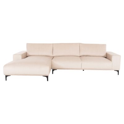 CORNER SOFA (LEFT) NOA HM3278.01L ECRU FABRIC 288x90-157x67-80Hcm.