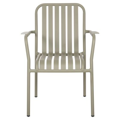 ALUMINUM ARMCHAIR RACHEL HM6088.07 DARK OLIVE 63x58x85Hcm.