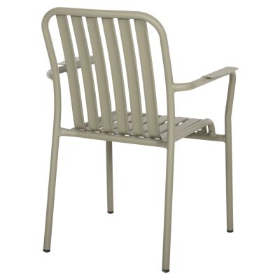 ALUMINUM ARMCHAIR RACHEL HM6088.07 DARK OLIVE 63x58x85Hcm.