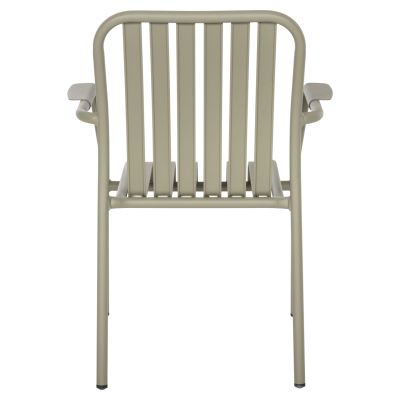 ALUMINUM ARMCHAIR RACHEL HM6088.07 DARK OLIVE 63x58x85Hcm.