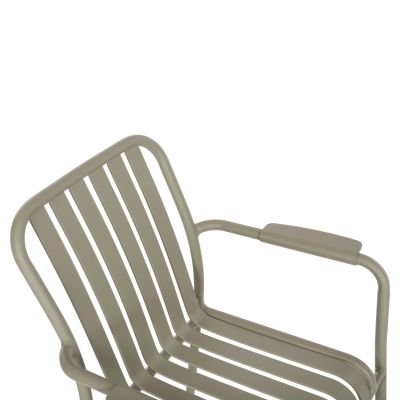 ALUMINUM ARMCHAIR RACHEL HM6088.07 DARK OLIVE 63x58x85Hcm.