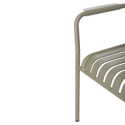 ALUMINUM ARMCHAIR RACHEL HM6088.07 DARK OLIVE 63x58x85Hcm.