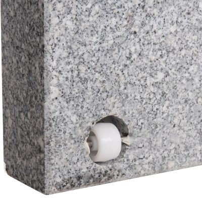 GRANITE UMBRELLA BASE 60KG WITH HANDLE & WHEELS HM6565--TUBE DIAMETER Φ58