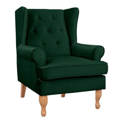 Armchair Cypress green velvet, 81x83x101, HM3073.13