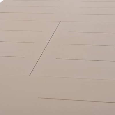 DINING TABLE EXTENDABLE SYMPO HM6415.05 BEIGE ALUMINUM 220-300x100x75Hcm.