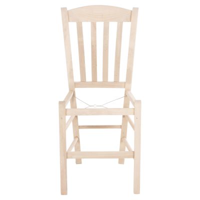 CHAIR MONTE HM5588.02 BEECH WOOD IMPREGNATED-UNPAINTED 40x41x87Hcm.FRAME ONLY