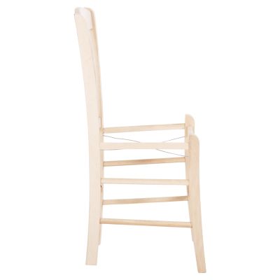 CHAIR MONTE HM5588.02 BEECH WOOD IMPREGNATED-UNPAINTED 40x41x87Hcm.FRAME ONLY